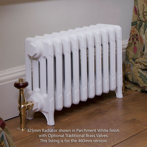 CA-V4460-LS00 - Carron Victorian 4 Column Cast Iron Radiator H460mm x W400mm