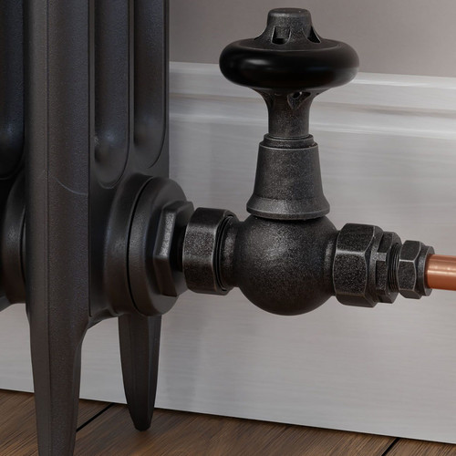 T-MAN-046-ST-PEW-CU00 - Chastleton Traditional Manual Straight Pewter Radiator Valves T-MAN-046-ST-PEW-CU00 - Chastleton Traditional Manual Straight Pewter Radiator Valves