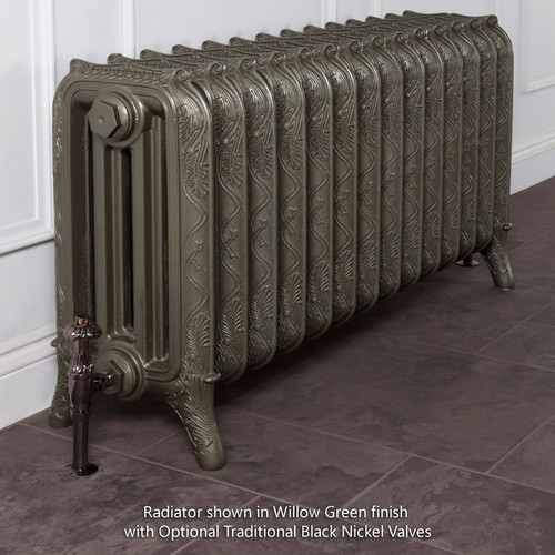 CA-RB530-LS00 - Carron Ribbon 4 Column Cast Iron Radiator H530mm x W318mm