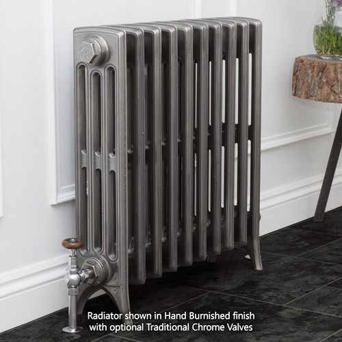 CA-RA4665-LS00 - Carron Rathmell 4 Column Cast Iron Radiator H665 x W223mm