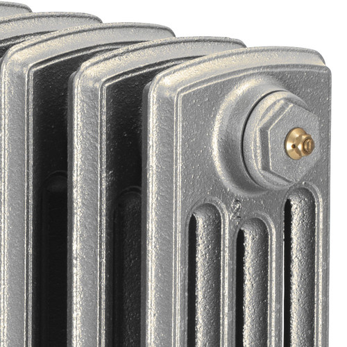 CI-NE960-4-CU00 - Georgian 4 Column Electric Cast Iron Radiator H960mm x W999mm