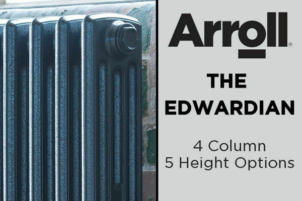 Arroll Edwardian 4 Column Cast Iron Radiators