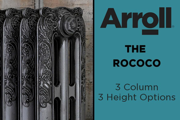 Arroll Rococo 3 Column Cast Iron Radiators