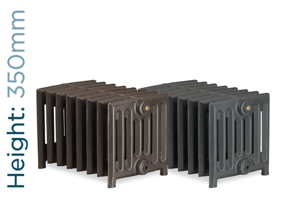 CI-KN350-TH - Knight 7 Column Cast Iron Radiator H350mm x W221mm