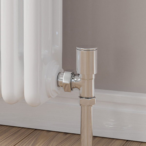 M-MAN-006-AG-C-CU00 - Marvine Modern Manual Angled Chrome Radiator Valves
