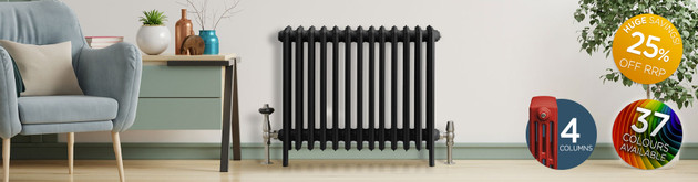 Georgian 4-Column Cast iron Radiator