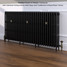 CI-RC760-30-MET-ANTH-LS01 - Richmond 4 Column Victorian Cast Iron Radiator H760mm x W2295mm CI-RC760-30-MET-ANTH-LS01 - Richmond 4 Column Victorian Cast Iron Radiator H760mm x W2295mm