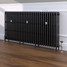 CI-RC760-30-MET-NAT-CAST-MC - Richmond 4 Column Victorian Cast Iron Radiator H760mm x W2295mm CI-RC760-30-MET-NAT-CAST-MC - Richmond 4 Column Victorian Cast Iron Radiator H760mm x W2295mm