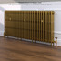 CI-RC760-30-MET-GOLD-LS01 - Richmond 4 Column Victorian Cast Iron Radiator H760mm x W2295mm CI-RC760-30-MET-GOLD-LS01 - Richmond 4 Column Victorian Cast Iron Radiator H760mm x W2295mm