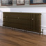 CI-RC760-30-MET-OLD-GOLD-LS01 - Richmond 4 Column Victorian Cast Iron Radiator H760mm x W2295mm CI-RC760-30-MET-OLD-GOLD-LS01 - Richmond 4 Column Victorian Cast Iron Radiator H760mm x W2295mm