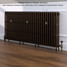 CI-RC760-30-MET-OLD-PENNY-LS01 - Richmond 4 Column Victorian Cast Iron Radiator H760mm x W2295mm CI-RC760-30-MET-OLD-PENNY-LS01 - Richmond 4 Column Victorian Cast Iron Radiator H760mm x W2295mm