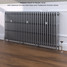 CI-RC760-30-MET-SILVER-LS01 - Richmond 4 Column Victorian Cast Iron Radiator H760mm x W2417mm CI-RC760-30-MET-SILVER-LS01 - Richmond 4 Column Victorian Cast Iron Radiator H760mm x W2417mm