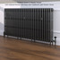 CI-RC813-30-MET-PEWTER-LS01 - Richmond 4 Column Victorian Cast Iron Radiator H813mm x W2017mm CI-RC813-30-MET-PEWTER-LS01 - Richmond 4 Column Victorian Cast Iron Radiator H813mm x W2017mm
