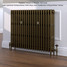CI-RC813-20-MET-OLD-GOLD-LS01 - Richmond 4 Column Victorian Cast Iron Radiator H813mm x W1597mm CI-RC813-20-MET-OLD-GOLD-LS01 - Richmond 4 Column Victorian Cast Iron Radiator H813mm x W1597mm
