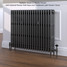 CI-RC813-20-MET-PEWTER-LS01 - Richmond 4 Column Victorian Cast Iron Radiator H813mm x W1476mm CI-RC813-20-MET-PEWTER-LS01 - Richmond 4 Column Victorian Cast Iron Radiator H813mm x W1476mm
