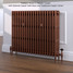 CI-RC813-20-MET-COPPER-LS01 - Richmond 4 Column Victorian Cast Iron Radiator H813mm x W1717mm CI-RC813-20-MET-COPPER-LS01 - Richmond 4 Column Victorian Cast Iron Radiator H813mm x W1717mm