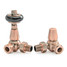 T-TRV-020-CR-AC - Flatford Traditional TRV Corner Antique Copper Thermostatic Radiator Valves With Sleeves T-TRV-020-CR-AC - Flatford Traditional TRV Corner Antique Copper Thermostatic Radiator Valves With Sleeves