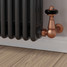 T-TRV-020-CR-BC-PIP-LS01 - Flatford Traditional TRV Corner Brushed Copper Radiator Valves With Sleeves T-TRV-020-CR-BC-PIP-LS01 - Flatford Traditional TRV Corner Brushed Copper Radiator Valves With Sleeves