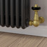 T-TRV-020-CR-UB-PIP-LS01 - Flatford Traditional TRV Corner Unlacquered Brass Thermostatic Radiator Valves With Sleeves T-TRV-020-CR-UB-PIP-LS01 - Flatford Traditional TRV Corner Unlacquered Brass Thermostatic Radiator Valves With Sleeves