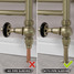 T-TRV-044-ST-AB-SLEEVE-COMP - Alfriston Traditional TRV Straight Antique Brass Thermostatic Radiator Valves With Sleeves T-TRV-044-ST-AB-SLEEVE-COMP - Alfriston Traditional TRV Straight Antique Brass Thermostatic Radiator Valves With Sleeves