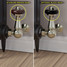 T-TRV-020-CR-N-BLACK-HEAD-COMP - Eastbury Traditional Manual Corner Nickel Radiator Valves With Sleeves T-TRV-020-CR-N-BLACK-HEAD-COMP - Eastbury Traditional Manual Corner Nickel Radiator Valves With Sleeves