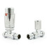 M-TRV-075-ST-CC - Exeter Modern TRV Chrome Towel Radiator Valves M-TRV-075-ST-CC - Exeter Modern TRV Chrome Towel Radiator Valves