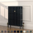 CI-RC760-BLK-TH - Richmond Black 4 Column Victorian Cast Iron Radiator H760mm x W828mm CI-RC760-BLK-TH - Richmond Black 4 Column Victorian Cast Iron Radiator H760mm x W828mm