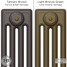 CI-RC-BROWN-005 - Richmond Brown 4 Column Victorian Cast Iron Radiator H813mm x W755mm CI-RC-BROWN-005 - Richmond Brown 4 Column Victorian Cast Iron Radiator H813mm x W755mm