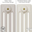 CI-RC-CREAM-024 - Richmond Cream 4 Column Victorian Cast Iron Radiator H460mm x W1008mm CI-RC-CREAM-024 - Richmond Cream 4 Column Victorian Cast Iron Radiator H460mm x W1008mm