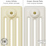 CI-RC-CREAM-012 - Richmond Cream 4 Column Victorian Cast Iron Radiator H460mm x W1190mm CI-RC-CREAM-012 - Richmond Cream 4 Column Victorian Cast Iron Radiator H460mm x W1190mm