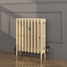 CI-RC660-CRM-FB-LS02 - Richmond Cream 4 Column Victorian Cast Iron Radiator H660mm x W714mm CI-RC660-CRM-FB-LS02 - Richmond Cream 4 Column Victorian Cast Iron Radiator H660mm x W714mm
