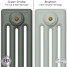 CI-RC-GREEN-011 - Richmond Green 4 Column Victorian Cast Iron Radiator H660mm x W590mm CI-RC-GREEN-011 - Richmond Green 4 Column Victorian Cast Iron Radiator H660mm x W590mm
