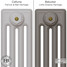 CI-RC-GREY-003 - Richmond Grey 4 Column Victorian Cast Iron Radiator H660mm x W1146mm CI-RC-GREY-003 - Richmond Grey 4 Column Victorian Cast Iron Radiator H660mm x W1146mm