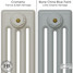 CI-RC-GREY-005 - Richmond Grey 4 Column Victorian Cast Iron Radiator H660mm x W1146mm CI-RC-GREY-005 - Richmond Grey 4 Column Victorian Cast Iron Radiator H660mm x W1146mm