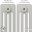 CI-RC-GREY-017 - Richmond Grey 4 Column Victorian Cast Iron Radiator H660mm x W1146mm CI-RC-GREY-017 - Richmond Grey 4 Column Victorian Cast Iron Radiator H660mm x W1146mm
