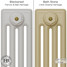 CI-RC-NEUTRAL-003 - Richmond Neutral 4 Column Victorian Cast Iron Radiator H660mm x W1146mm CI-RC-NEUTRAL-003 - Richmond Neutral 4 Column Victorian Cast Iron Radiator H660mm x W1146mm
