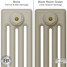 CI-RC-NEUTRAL-005 - Richmond Neutral 4 Column Victorian Cast Iron Radiator H660mm x W1146mm CI-RC-NEUTRAL-005 - Richmond Neutral 4 Column Victorian Cast Iron Radiator H660mm x W1146mm