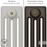 CI-RC-NEUTRAL-011 - Richmond Neutral 4 Column Victorian Cast Iron Radiator H660mm x W1146mm CI-RC-NEUTRAL-011 - Richmond Neutral 4 Column Victorian Cast Iron Radiator H660mm x W1146mm