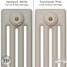 CI-RC-NEUTRAL-015 - Richmond Neutral 4 Column Victorian Cast Iron Radiator H660mm x W1146mm CI-RC-NEUTRAL-015 - Richmond Neutral 4 Column Victorian Cast Iron Radiator H660mm x W1146mm