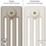 CI-RC-NEUTRAL-017 - Richmond Neutral 4 Column Victorian Cast Iron Radiator H660mm x W1146mm CI-RC-NEUTRAL-017 - Richmond Neutral 4 Column Victorian Cast Iron Radiator H660mm x W1146mm