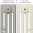 CI-RC-NEUTRAL-018 - Richmond Neutral 4 Column Victorian Cast Iron Radiator H660mm x W1146mm CI-RC-NEUTRAL-018 - Richmond Neutral 4 Column Victorian Cast Iron Radiator H660mm x W1146mm