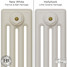 CI-RC-NEUTRAL-025 - Richmond Neutral 4 Column Victorian Cast Iron Radiator H660mm x W1146mm CI-RC-NEUTRAL-025 - Richmond Neutral 4 Column Victorian Cast Iron Radiator H660mm x W1146mm
