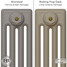 CI-RC-NEUTRAL-044 - Richmond Neutral 4 Column Victorian Cast Iron Radiator H660mm x W1146mm CI-RC-NEUTRAL-044 - Richmond Neutral 4 Column Victorian Cast Iron Radiator H660mm x W1146mm