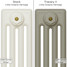 CI-RC-NEUTRAL-051 - Richmond Neutral 4 Column Victorian Cast Iron Radiator H660mm x W1146mm CI-RC-NEUTRAL-051 - Richmond Neutral 4 Column Victorian Cast Iron Radiator H660mm x W1146mm