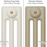CI-SH-CREAM-028 - Shelbourne Cream 3 Column Victorian Cast Iron Radiator H450mm x W991mm CI-SH-CREAM-028 - Shelbourne Cream 3 Column Victorian Cast Iron Radiator H450mm x W991mm