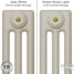 CI-SH-CREAM-011 - Shelbourne Cream 3 Column Victorian Cast Iron Radiator H645mm x W880mm CI-SH-CREAM-011 - Shelbourne Cream 3 Column Victorian Cast Iron Radiator H645mm x W880mm