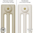 CI-SH-CREAM-008 - Shelbourne Cream 3 Column Victorian Cast Iron Radiator H645mm x W1121mm CI-SH-CREAM-008 - Shelbourne Cream 3 Column Victorian Cast Iron Radiator H645mm x W1121mm