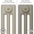 CI-SH-CREAM-006 - Shelbourne Cream 3 Column Victorian Cast Iron Radiator H745mm x W341mm CI-SH-CREAM-006 - Shelbourne Cream 3 Column Victorian Cast Iron Radiator H745mm x W341mm