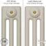 CI-SH-CREAM-015 - Shelbourne Cream 3 Column Victorian Cast Iron Radiator H745mm x W341mm CI-SH-CREAM-015 - Shelbourne Cream 3 Column Victorian Cast Iron Radiator H745mm x W341mm