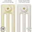CI-SH-CREAM-012 - Shelbourne Cream 3 Column Victorian Cast Iron Radiator H745mm x W832mm CI-SH-CREAM-012 - Shelbourne Cream 3 Column Victorian Cast Iron Radiator H745mm x W832mm